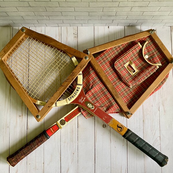 Wood Tennis Racquets Etsy