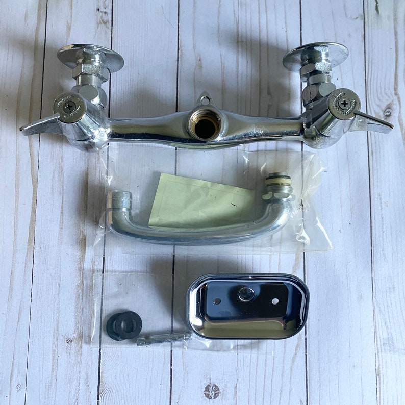 Vintage Union Brass Mark IV Wall Mount Deluxe Faucet W Soap Dish Etsy