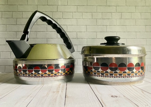 Vintage Fissler Germany Solar Tea Kettle and Casserole Pot Etsy