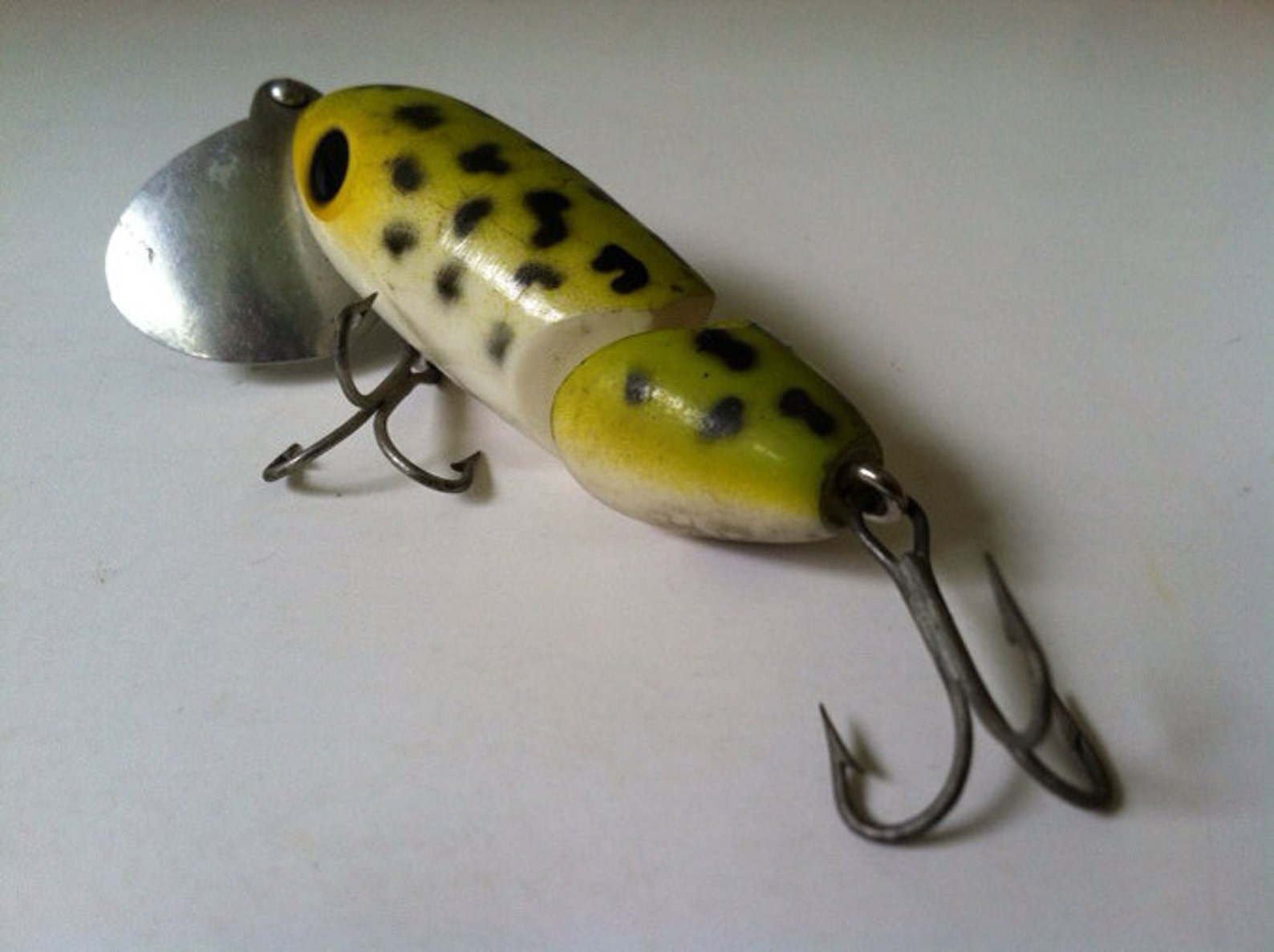 Vintage Fred Arbogast Jointed Jitterbug Fishing Lure Bait Etsy