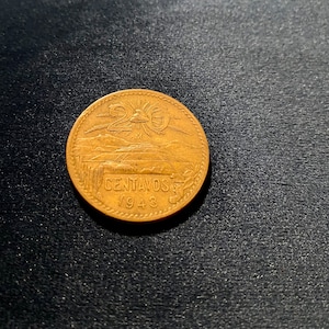 1943 Coin 20 Centavos Estados Unidos Mexicanos