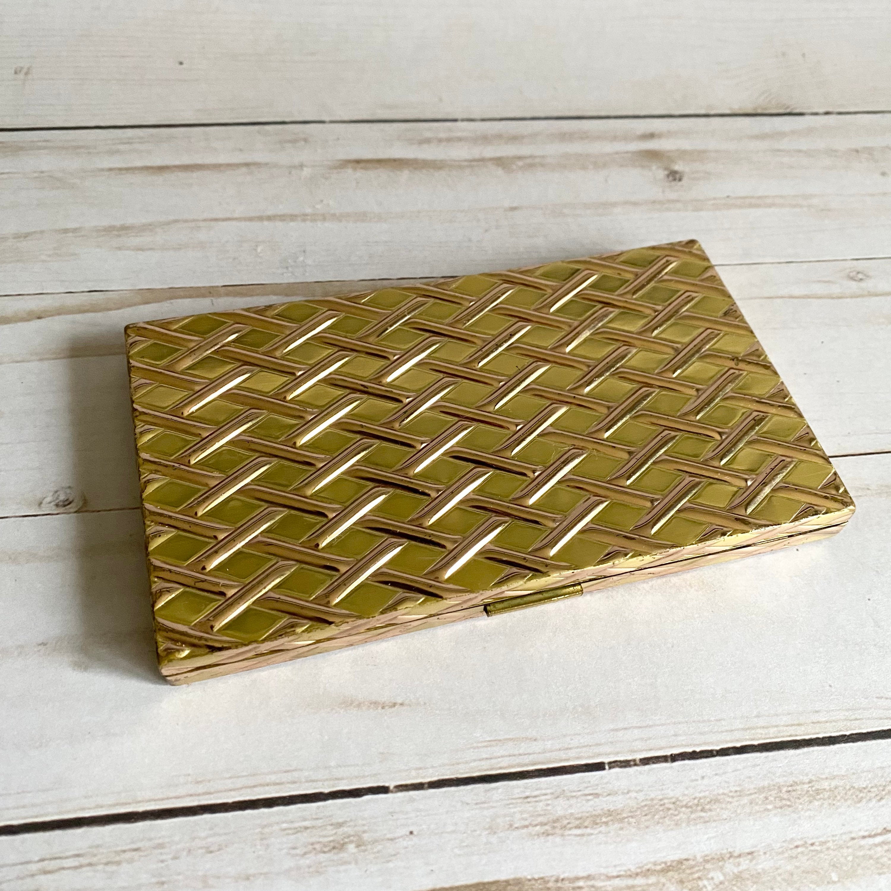 Vintage Evans Gold Tone Cigarette Case