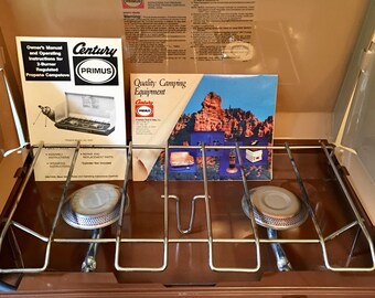 Vintage Century Primus Two Burner Regulated Propane Gas Campstove