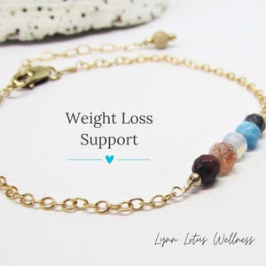 Weight Loss Bracelet- Healing Crystals- Hormonal Balance- Metabolism Booster- Appetite Suppressant- Positive Energy- Motivation Jewelry