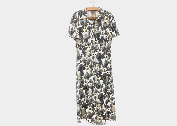 Floral Tea Dress Early 2000's Empire Empire Waist