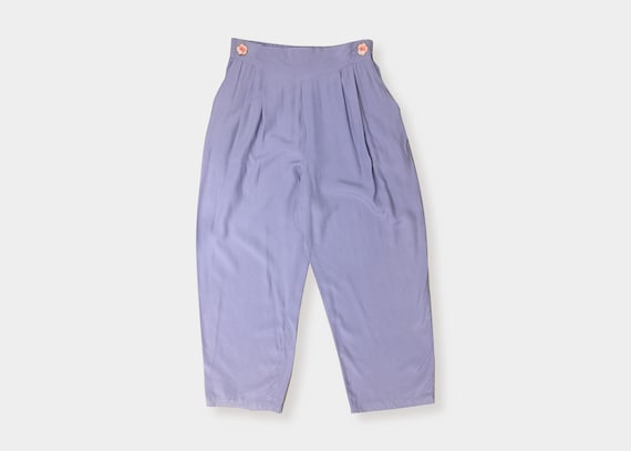 Lilac High Waisted Tapered Pants