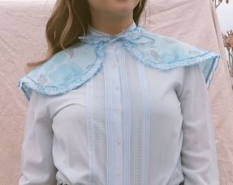 Blue 1960s Collar