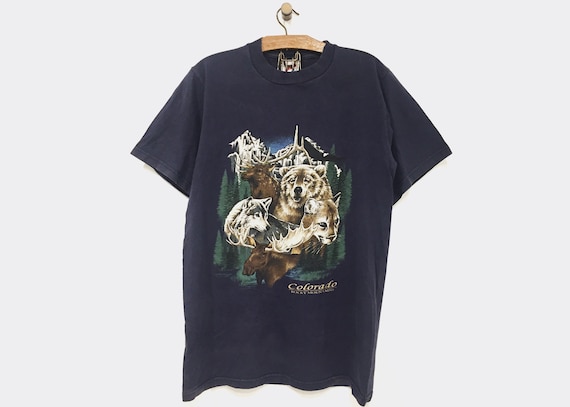 Vintage Souvenir T-shirt Colorado Rocky Mountains
