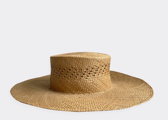 Straw Boater Hat
