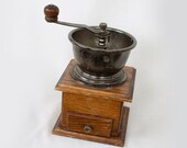 Vintage Early 1950s Dutch Coffee Grinder Antique Crank Coffee Mill Vintage Spice Grinder Netherlands Coffee Grinder