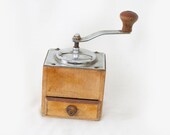 Vintage Early 1950s Dutch Coffee Grinder Antique Crank Coffee Mill Vintage Spice Grinder Netherlands Coffee Grinder