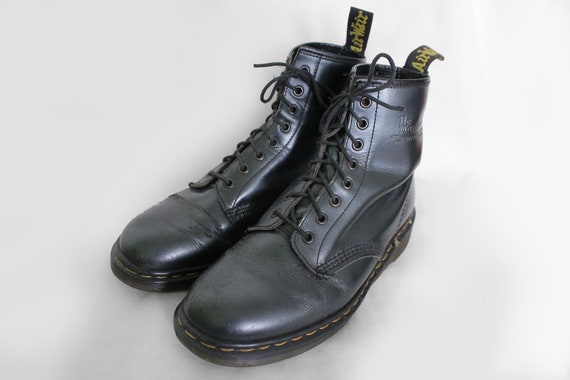 silver doc martens womens