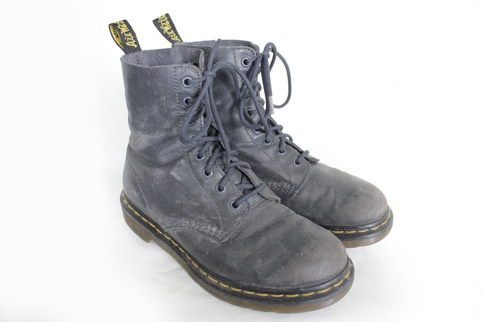 grey doc marten boots