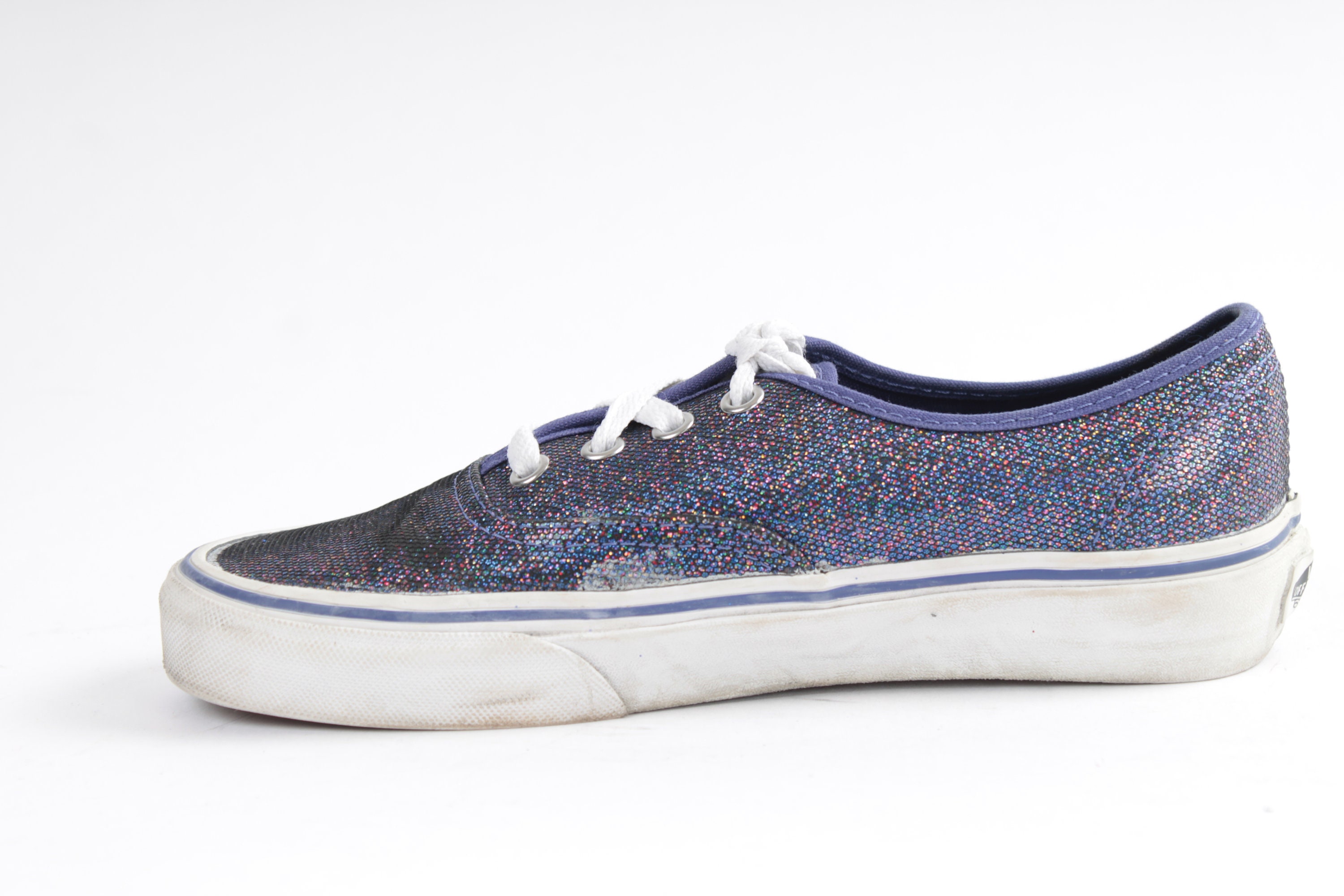 US6.5 Galactic Glitter Party Purple VANS off the Wall Sneakers Skate Low Shoes for Women EU37.5 US6.5 UK4.5 Etsy Canada