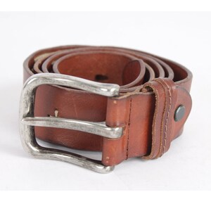 Vintage Brown Cognac Cowboy Decorated Interwoven Native Sewn 