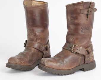 daisy専用SANCHO BOOTS 23.5〜24.0 US6.5 Western SANCHO Cowboy Boots Tan Desert Brown Buckle