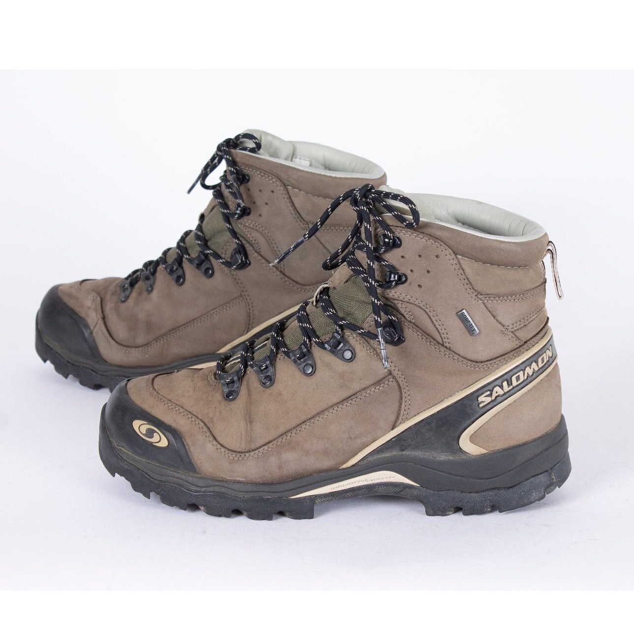 Ejendommelige Højde Skygge US9.5 Tan Vintage Light Salomon Mountaineering Hiking Boots - Etsy