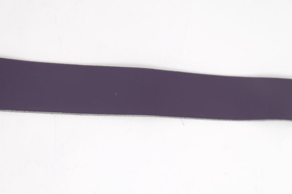Vintage Purple Full Grain Leather Western Belt Ge… - image 3