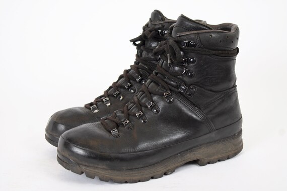 US10 Black Army Meindl Military-Grade M1 Army Issued Boots Infantry / Airsoft Hiking Hunting Combat Boots EU43 / US10 / UK9 for Men 54x