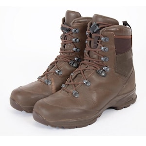 Brown Leather Military Boots US8 EU41: Haix Army Hiking Combat Boots