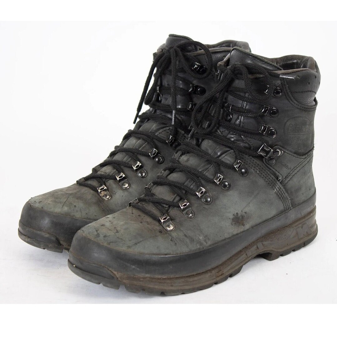US9.5 Black Army Meindl Military-grade M1 Army Issued Boots - Etsy
