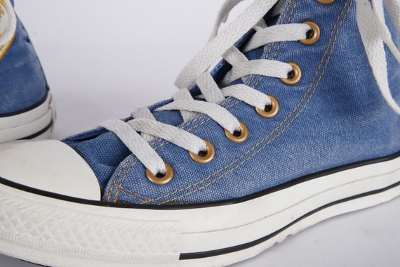 Blue jean chuck taylors clearance