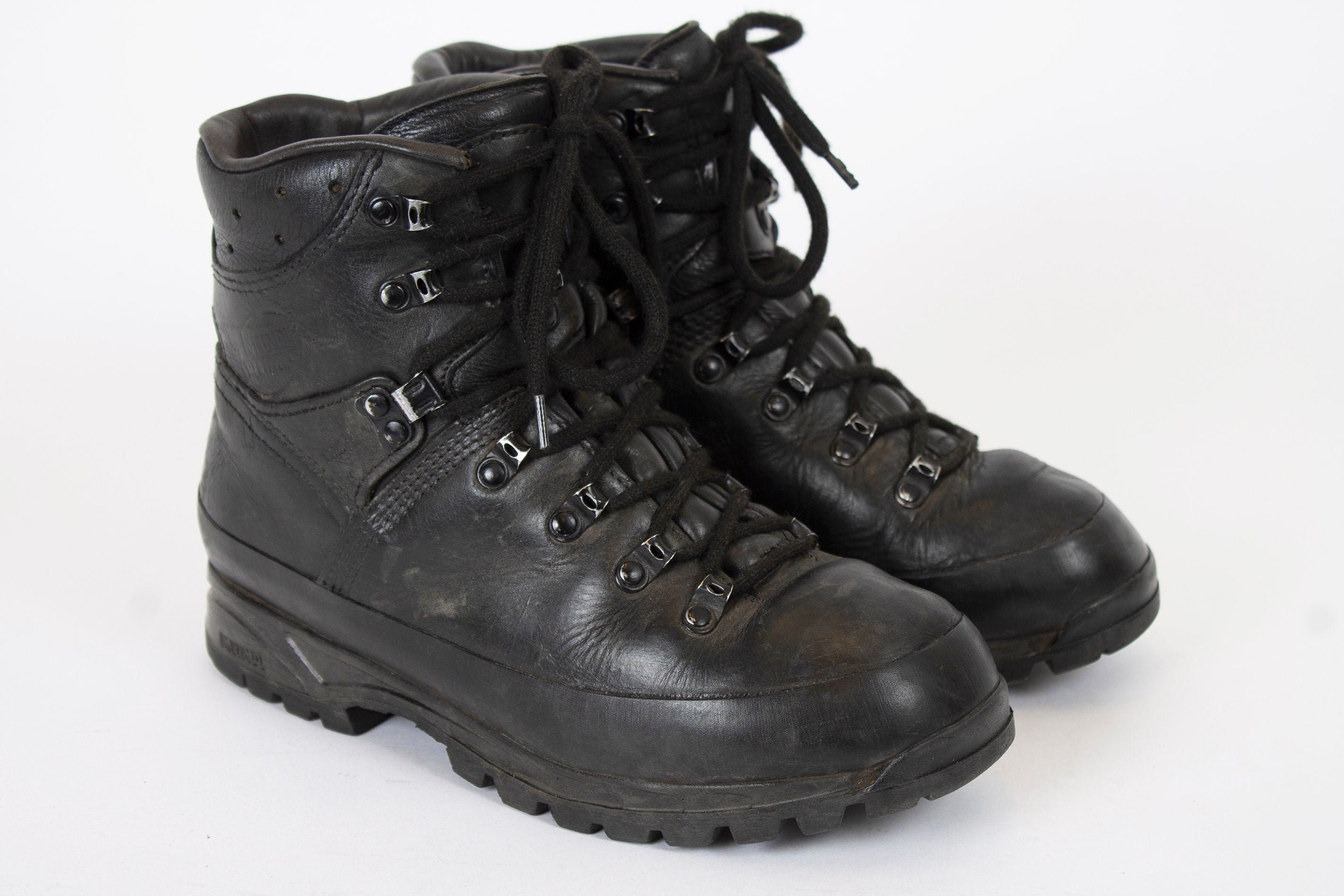 Ruim Buitenshuis vlot US8.5 Black Army Meindl Military-Grade M1 Army Issued Boots - Etsy België