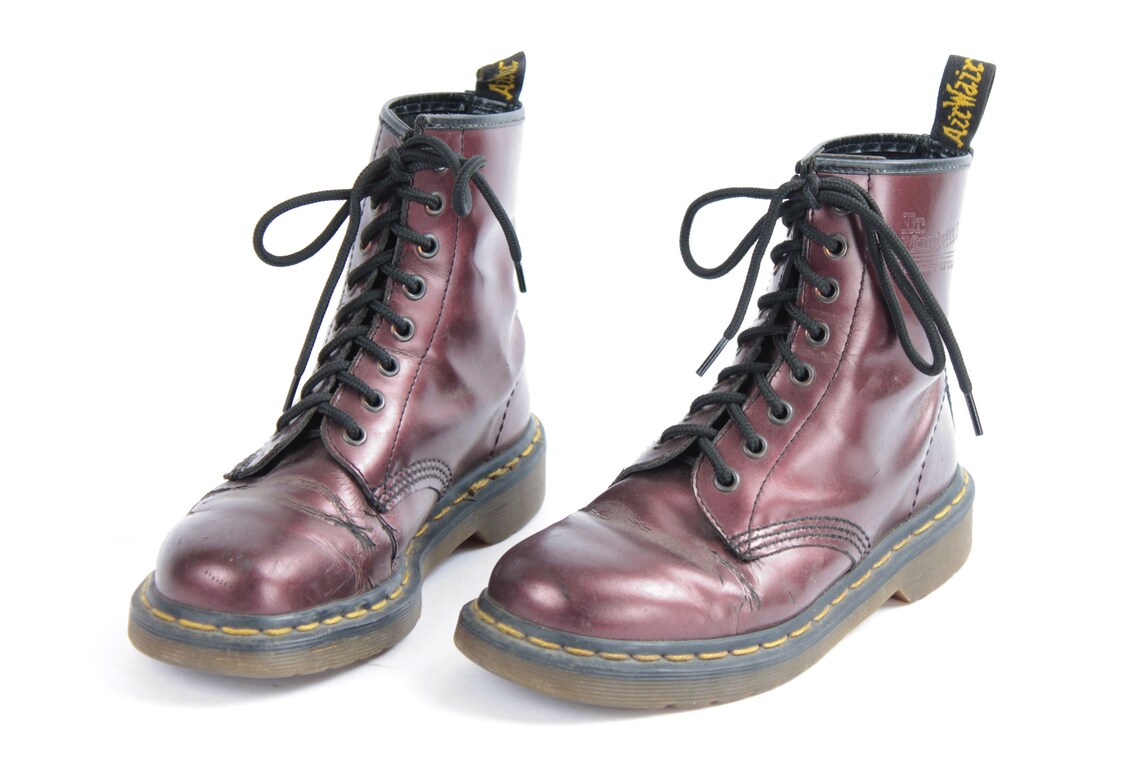 dr martens glossy