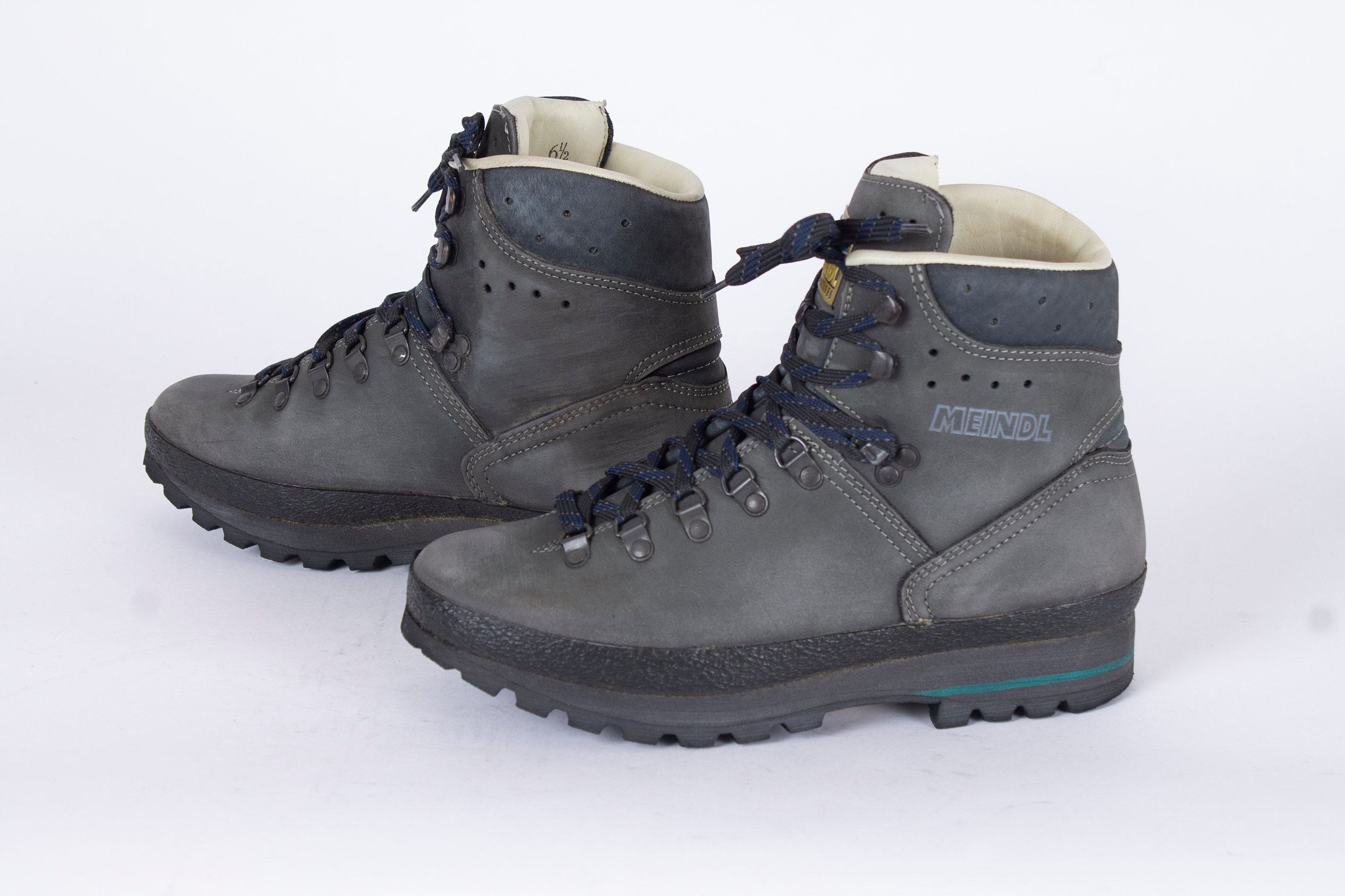US8.5 Blue Grey Meindl Mountaineering Hiking Boots - Etsy