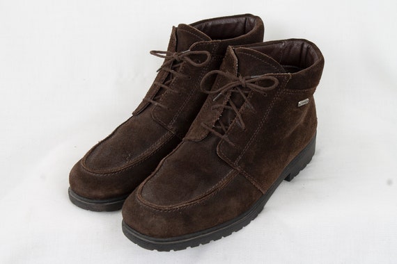 US10 Vintage Rohde 90s Suede Shoes Brown Leather E
