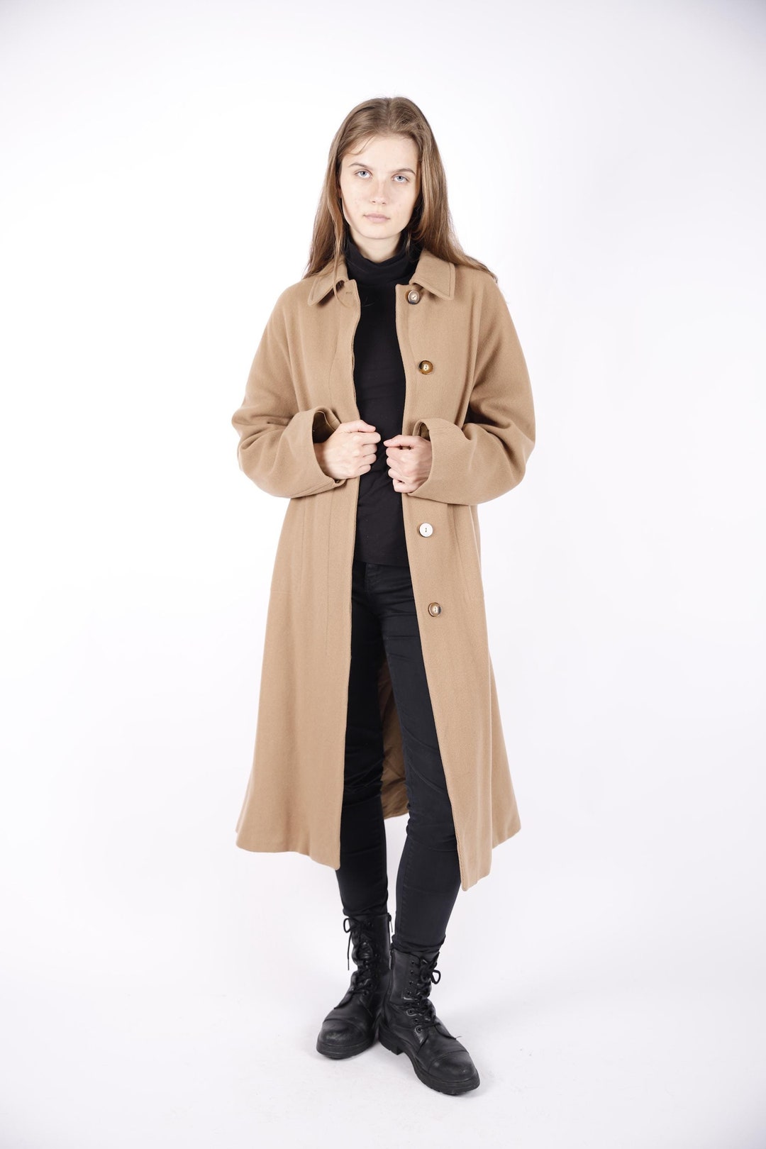 Veste Trench Marine Double Boutonnage Femme – Taille XS En Coton – Style Paon Taupe – Old Navy