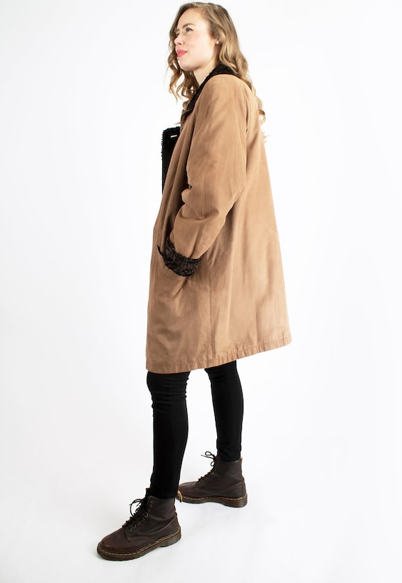 1970s Vintage Brown Autumn Topcoat Kohler Krenzer Greatcoat Jacket