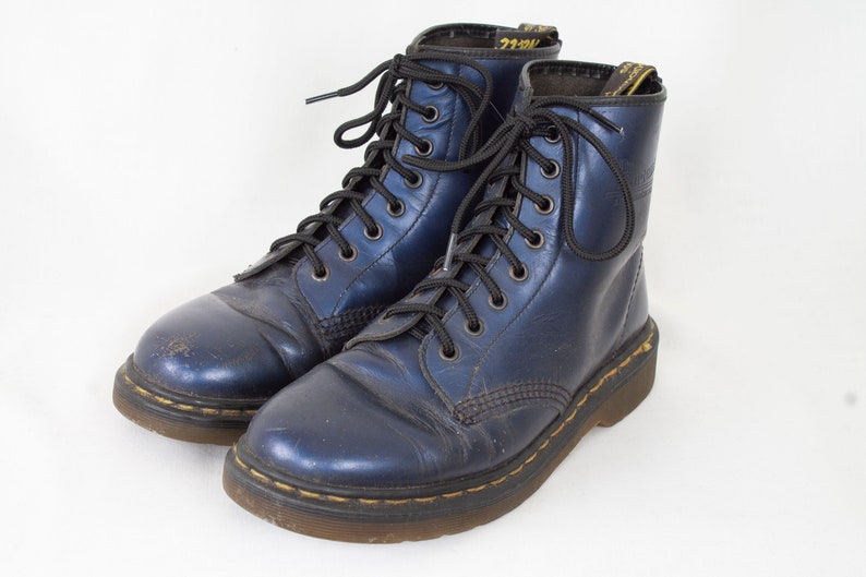 doc martens boots shiny