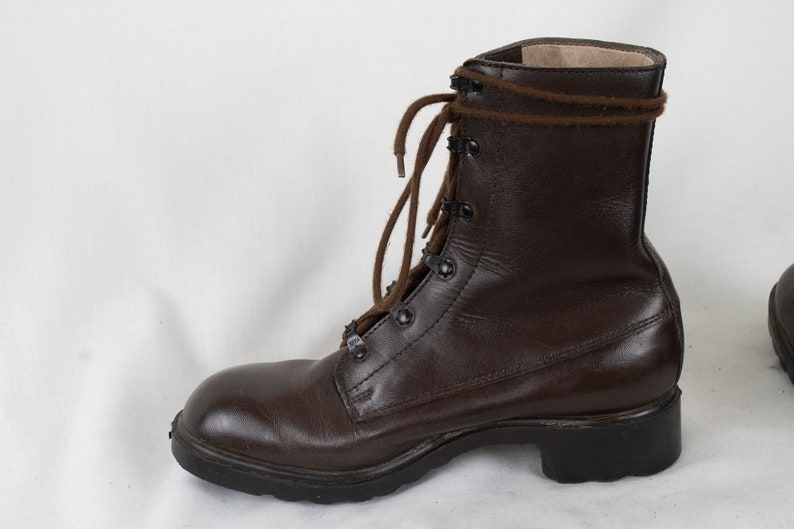 US7 Vintage 1950 Army WWII War Paratrooper Boot Lace Up 14 Etsy