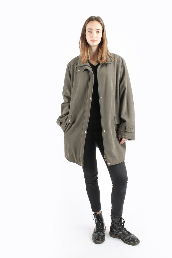 Vintage Olive Green Coat - M main image 0