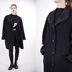 【サト】Germany Longcoat Vintage Original German WWII Wool SS Greatcoat with Rabbit Fur