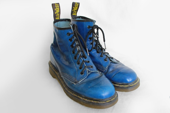 blue doc martens