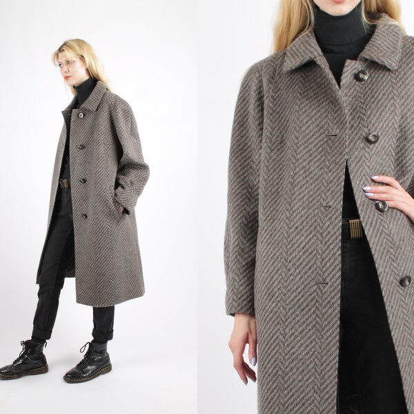 Vintage Wool Coat Etsy