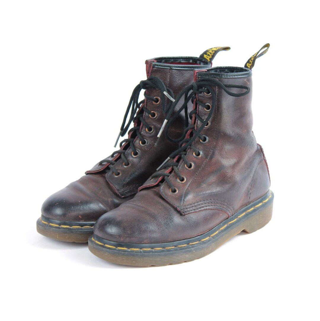 US5 Dr Martens Vintage Dark Brown Leather Doc Martens Boots US5 Dr Martens Vintage Dark Brown Leather Doc Martens Boots