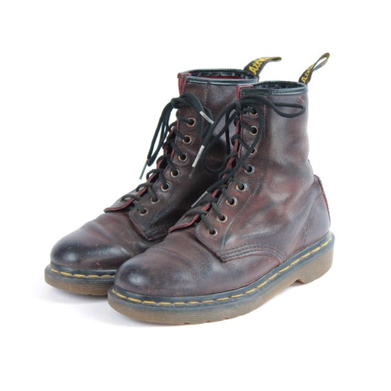 US5 Dr Martens Vintage Dark Brown Leather Doc Martens Boots EU36 / US5 /  UK3 for Women - Etsy