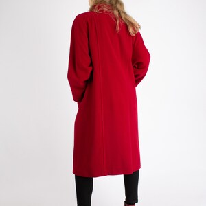1970s Vintage Geissler Red Loden Wool Winter Overcoat Longcoat - Etsy