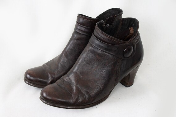 gabor green suede boots