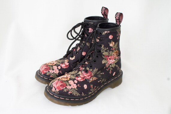 floral doc martens