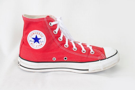 converse vintage red