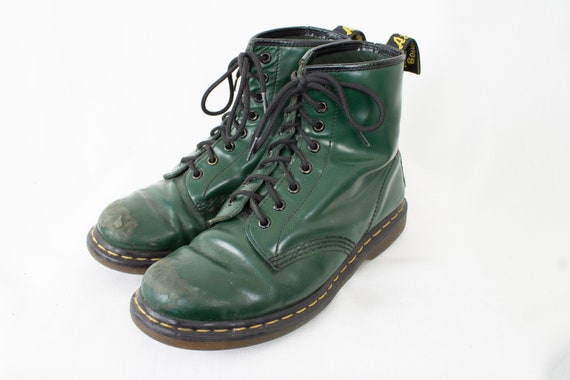 dr martens green vintage