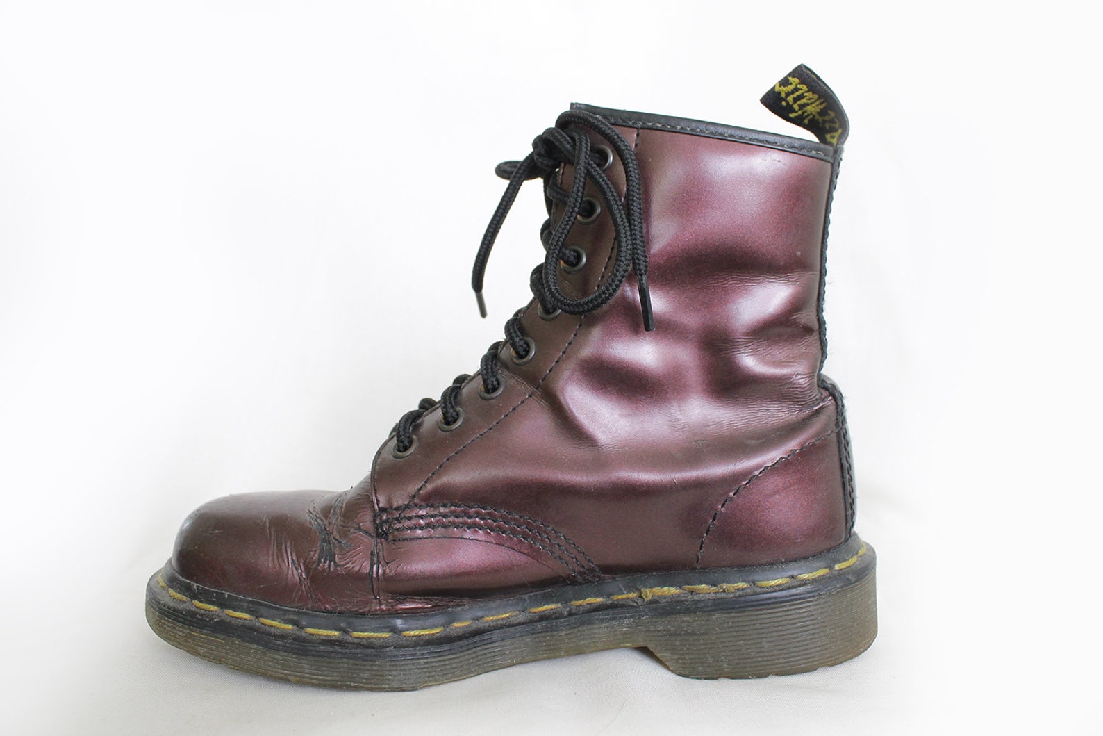 dr martens glossy