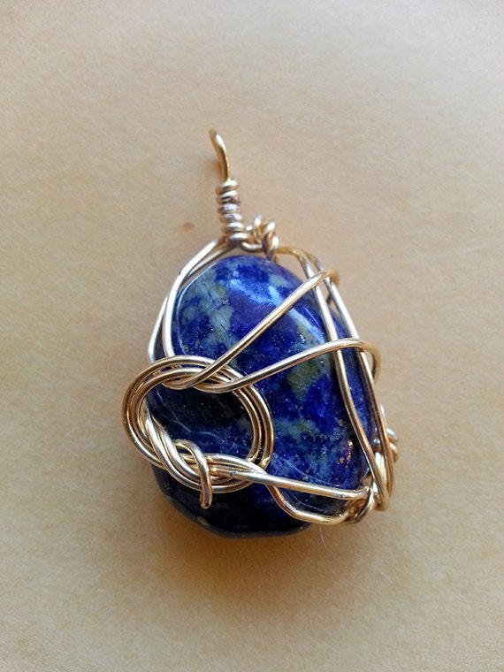 Lapis Lazuli: Deep Blue Polished Stone, Gold Pyrite And Calcite