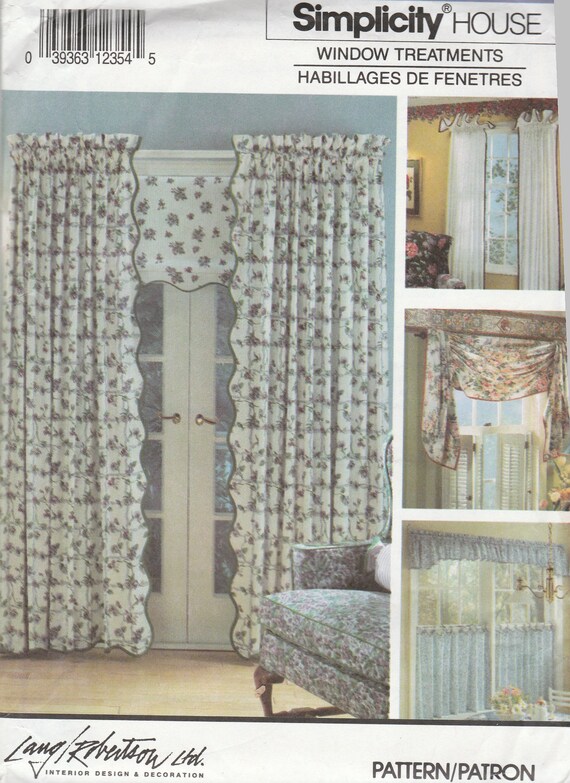 Simplicity 8355 Window Essentials Sewing Pattern