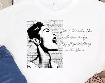 Billie Holiday Shirt/Lady Sings The Blues/Shirt/Jazz Singer/Music Legend Shirt