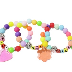Kids&#39; Custom Beaded Nameplate Bracelet